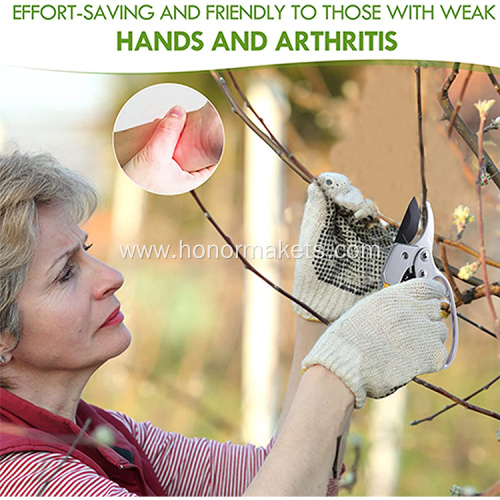 Good quality Garden clippers ratchet pruning shears garden shear scissor trimming rose, floral, tree, live plants